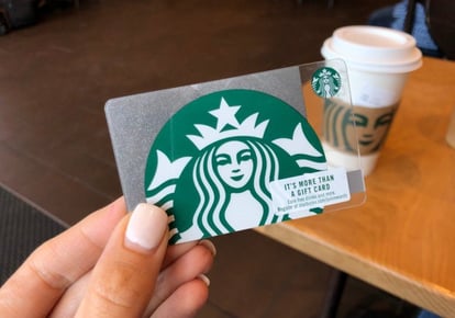 Starbucks gift card